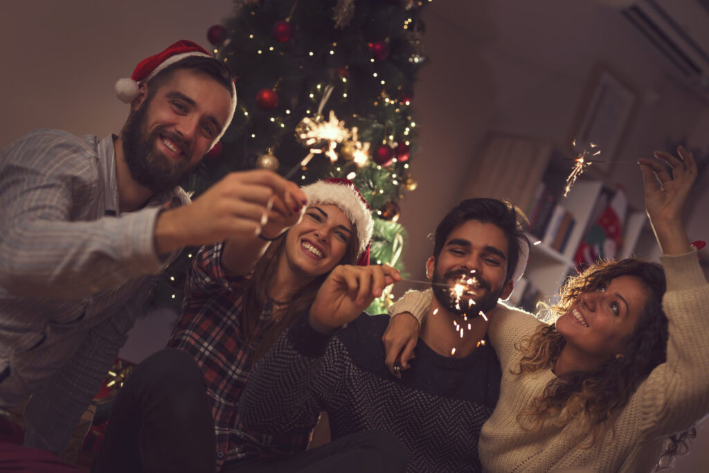 cartão de Natal para funcionários