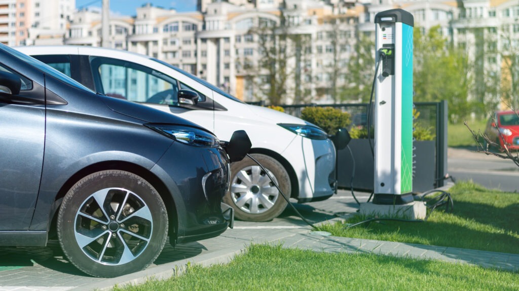 frota de carros elétricos